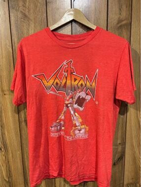 Voltron Defender of the Universe Graphic T-Shirt Medium